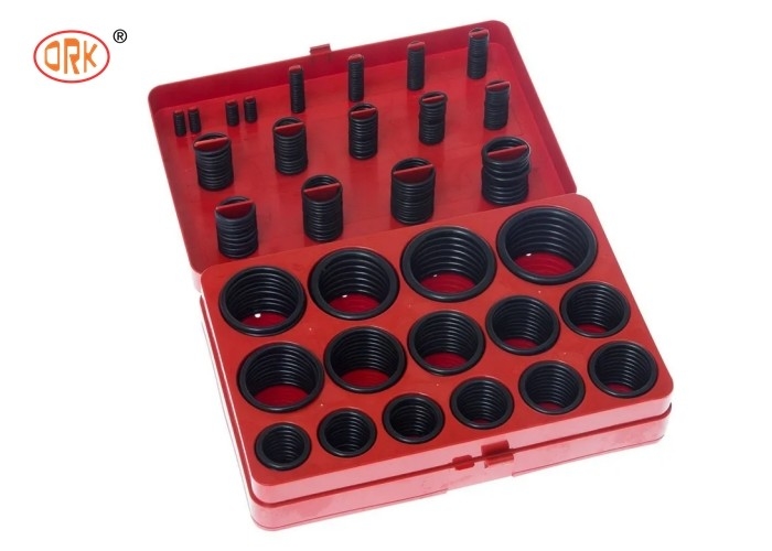ট্রাকের জন্য লাল নীল হলুদ ও রিং কিটে কালো 382pcs লিকপ্রুফ NBR O রিং