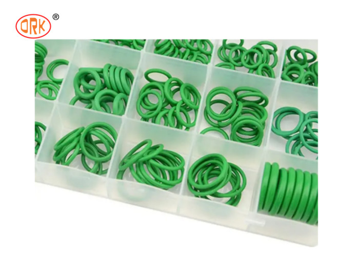 শীতাতপ নিয়ন্ত্রণের জন্য সবুজ HNBR 240PCS O রিং বক্স 18 সাইজ ও রিং কিট