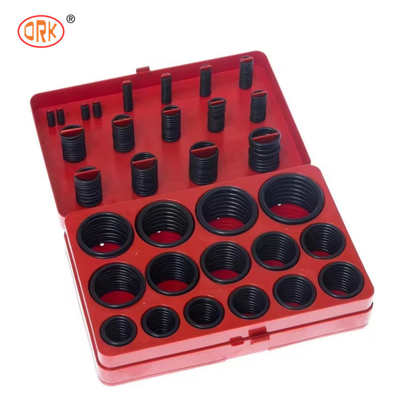 ORK ইউনিভার্সাল স্ট্যান্ডার্ড SAE স্ট্যান্ডার্ড 407PC উচ্চ টেকসই পাইপিং রাবার O রিং কিট