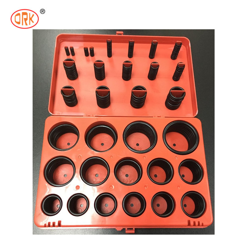 ORK ইউনিভার্সাল স্ট্যান্ডার্ড SAE স্ট্যান্ডার্ড 407PC উচ্চ টেকসই পাইপিং রাবার O রিং কিট