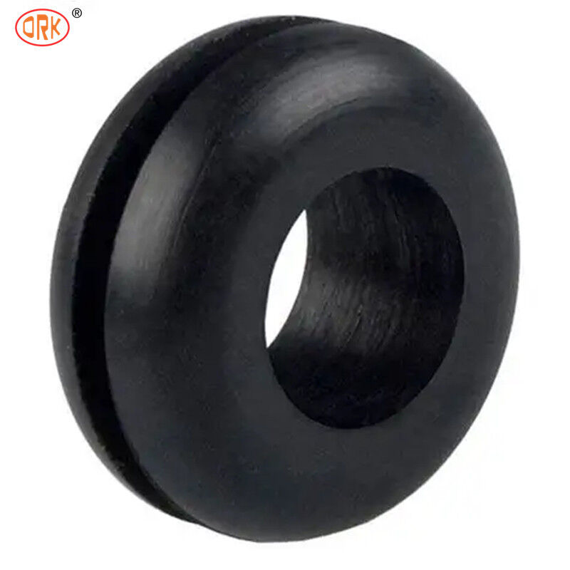 Industrial Rubber Cable Grommet, Molded Rubber Hole Grommet with Silicone EPDM NBR FKM Available, Dustproof & Vibration Damping for Electronic Equipment Panel